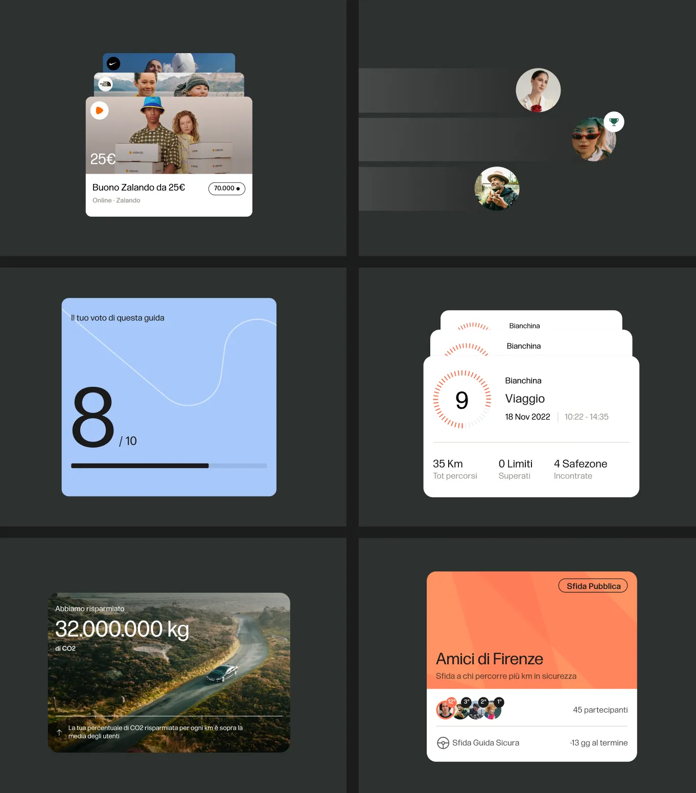 a bunch of different types of business cards